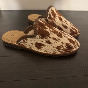 Tecovas slippers flats size 8 women’s the Olivia cowhide